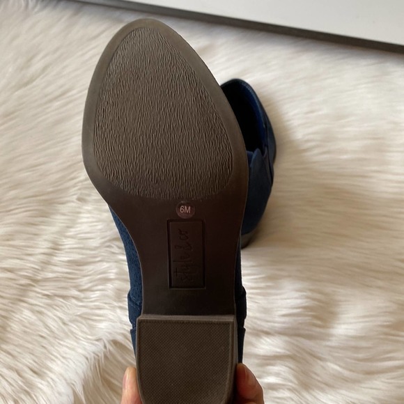 Style Co Womens Myrrah Perforated Ankle Navy Micro 6M - Picture 6 of 8